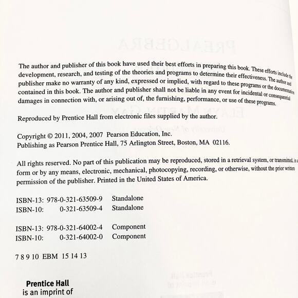 Student Solutions Manual for Prealgebra  - Book - Picture 6 of 6